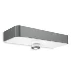 Steinel LED Wandleuchte XSolar SOL-O Anthrazit 140lm - 830 Warmweiß | Solar - Bewegungs- und Lichtsensor 